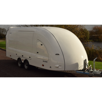 Woodford RL 5000 - Lukket trailer - 2.600 kg - Smal model - 2 aksler